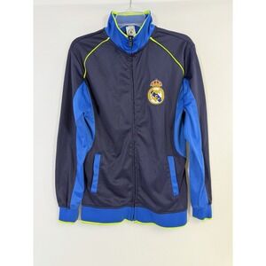 Real Madrid full Zip Jacket Mens S Soccer Football